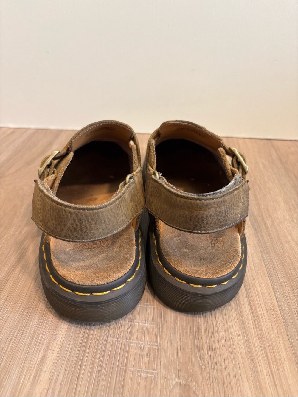 Dr. Martens Jorge II Women’s Size 12 Mens 11 Slingback Mules Savanna Tan Brown - Picture 4 of 6